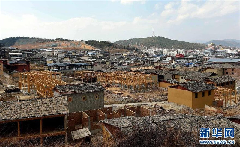 云南香格里拉独克宗古城恢复重建有序进行