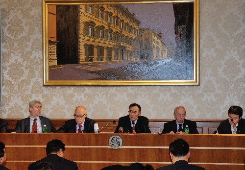 全国人大西藏代表团会见意大利参院外委会主席
