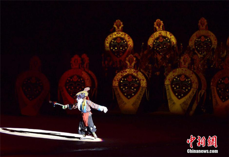 4月20日，西藏大型实景剧《文成公主》拉开2015年首演的帷幕。