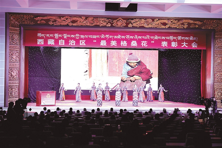 西藏自治区“最美格桑花”表彰大会。