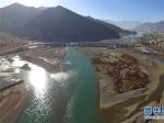 初冬的西藏拉萨河景致