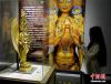 3月16日，100件套文物亮相正在福建博物院展出的“雪域梵音高原宝藏——西藏罗布林卡文物精品展”。 中新社记者 刘可耕摄