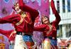 4月23日，拉萨市城关区首届桃花林卡节开幕。 李林 摄