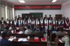 4月28日，西藏第二期中小学书法教师培训“汉字班”在西藏民族大学教学实践基地举办结业典礼。据悉，此次培训为期19天，参训人员有90人。 新华社记者 刘东君 摄