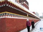 甘南藏区夏日降雪