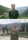 这是一张拼版照片，上图为父亲邓怀福2009年在西藏吉隆边检站留影；下图为儿子邓锐2016年6月16日在拉萨某基地留影（郑永波 摄）。父亲邓怀福1990年以志愿兵身份入伍进藏，在边境一线工作了26年；儿子邓锐2015年以义务兵身份入警进藏，在拉萨市工作。 西藏公安边防总队有这么一群“父子兵”：数十年前父辈们远离亲人，翻山越岭来到西藏守卫边疆，他们渐渐老去，相继离开了曾经战斗过的雪域高原；如今，他们年轻的孩子长大成人，接过父辈们的接力棒，继续守卫在雪域高原。父亲节来临之际，让我们向这些长期驻守在祖国边境线上的边防“父子兵”致敬。 新华社发