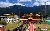吉日寺始建于1400年左右，是一座苯教寺庙，苯教是青藏高原的原始宗教。 李林 摄