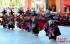 扎什伦布寺举行一年一度的跳神活动（10月2日摄）。李林 摄