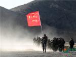 西藏边防举行海拔4000米以上野外拉练