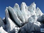 西藏岗布冰川：流澌争看浴冰川