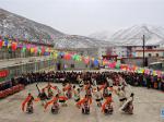 藏北牧民载歌载舞过春节