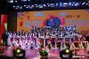 2月27日，安徽合肥三十五中西藏班学生载歌载舞，庆祝新年的到来。