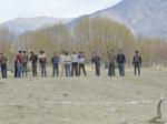 西藏：石击牛角闹新春