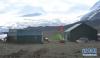 海拔5150米的唐古拉冰川科考营地（6月27日摄）。