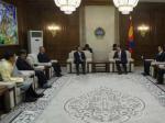 全国人大西藏代表团访问蒙古