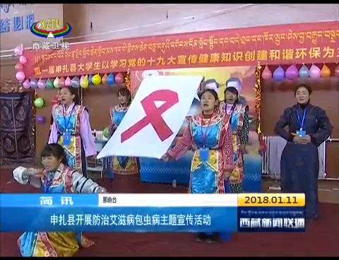 申扎县开展防治艾滋病包虫病主题宣传活动