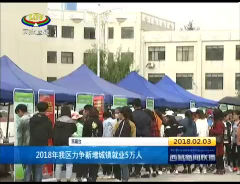 2018年西藏力争新增城镇就业5万人