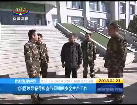 西藏自治区领导督导检查节日期间安全生产工作
