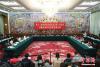 3月8日，十三届全国人大一次会议西藏自治区代表团在北京举行全体会议。 中新社记者 韩海丹 摄