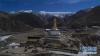 藏娘佛塔全景(3月9日，无人机拍摄)。