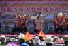 3月28日，西藏拉萨宗角禄康公园内举行庆祝“西藏百万农奴解放纪念日”文艺演出。当日是西藏百万农奴解放59周年纪念日。 中新社记者 何蓬磊 摄
