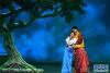新编现实题材藏戏《六弦情缘》在西藏山南市雅砻剧院上演（4月11日摄）。 新华社记者晋美多吉 摄