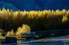 雅鲁藏布江支流——拉萨河秋景。新华网 达娃 摄