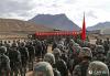 8月23日，西藏阿里军分区岗位练兵比武竞赛开幕式。