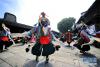 10月23日，西藏日喀则市昂仁县迥巴藏戏团在浙江乌镇演出。 