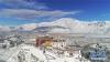 12月19日无人机拍摄的雪后的布达拉宫。 12月18日，西藏拉萨市迎来今年入冬以来的首场降雪。19日清晨，拉萨雪后初霁，处处银装素裹，尽显雪域高原之美。 新华社记者普布扎西摄