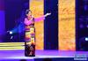 藏族女高音歌唱家才旦卓玛在2019春节藏历新年联欢晚会的录制现场演唱（1月19日摄）。新华社记者 张汝锋 摄