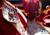 这是4月26日在拉萨大昭寺拍摄的格西拉让巴学位授予仪式现场。新华社记者 普布扎西 摄