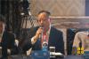 图为西藏自治区昌都市委副书记、市长陈军先生做题为“在振兴丝路文明中促进区域协作发展”的发言。