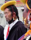 西藏吉隆县吉隆沟的男子服饰（8月23日摄）。新华社记者 觉果 摄