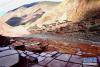 在西藏芒康县纳西民族乡加达村拍摄的晒盐池（10月22日摄）。新华社记者 陈天湖 摄