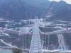 这是1月20日拍摄的香丽高速公路虎跳峡金沙江特大桥（无人机照片）。新华社记者吴寒摄