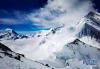 从珠峰海拔7028米以上拍摄的壮美景色（5月12日摄）。新华社特约记者 拉巴 摄