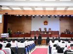 西藏青年大学生角色扮演 模拟法庭提高青少年法律意识