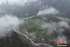 图为航拍西藏察隅县罗马村雨后风光。 江飞波 摄
