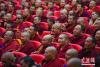 图为西藏佛学院成立10周年庆祝活动现场。 中新社记者 贡嘎来松　摄
