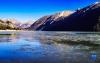 冬天的然乌湖（12月16日摄，手机照片）。