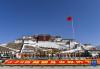 3月28日，布达拉宫广场举行升国旗仪式，庆祝西藏百万农奴解放纪念日。