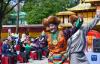 2022年“中国旅游日”西藏分会场活动上的传统歌舞表演（5月19日摄）。