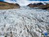 这是6月4日在西藏山南市拍摄的措嘉冰川（无人机照片）。新华社记者 姜帆 摄