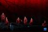 这是7月19日在拉萨拍摄的舞剧《信——党的光辉照边疆》剧照。新华社记者 姜帆 摄