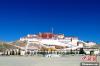 12月8日，恢复开放的西藏拉萨布达拉宫广场。　李林　摄