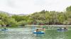 “五一”假期，市民、游客在拉萨宗角禄康公园内划船游玩。本报记者 唐斌 摄
