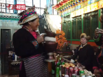 百余名游客走进藏乡 体验藏历新年独特民俗文化